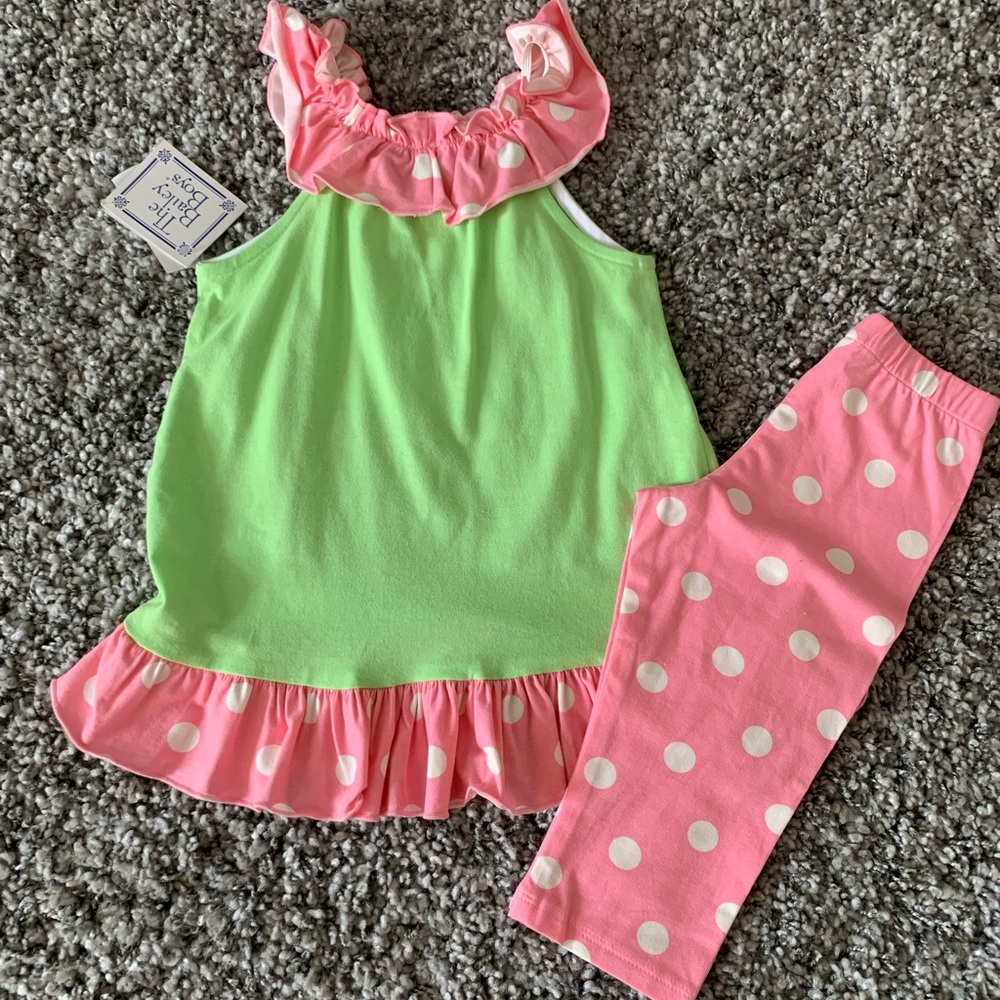 The Bailey Boys Golf Cart Capri Leggings Set - Picture 5 of 8